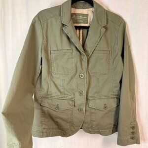 Eddie Bauer Legendwash Utility Blazer Jacket Women’s 12